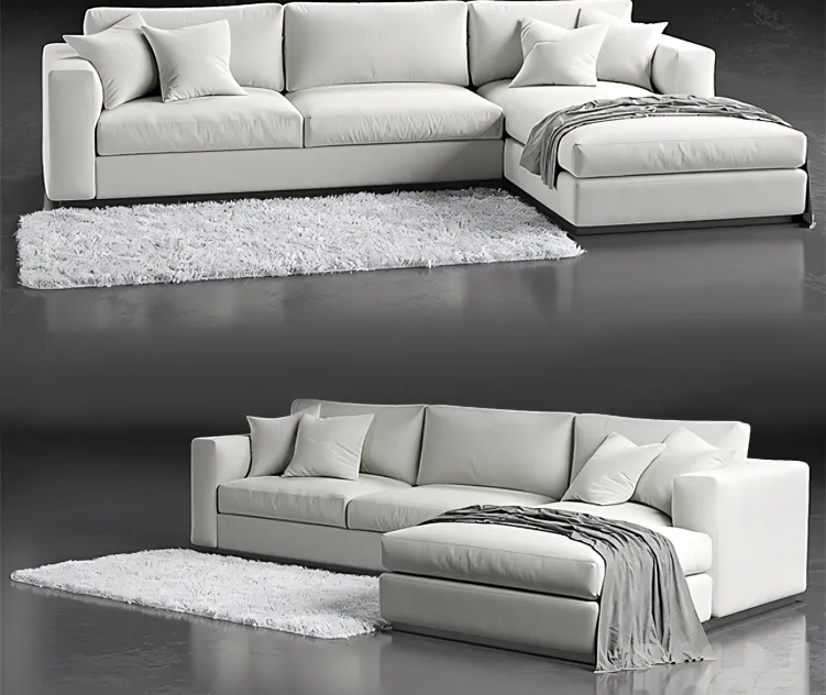 Etch bots eudora shaped sofa