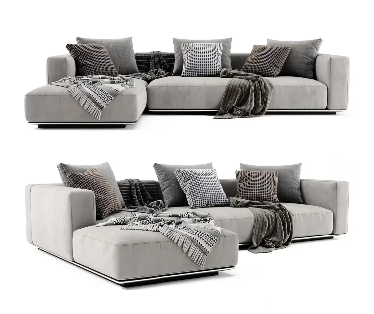Flexform grandemare chaise longue sofa