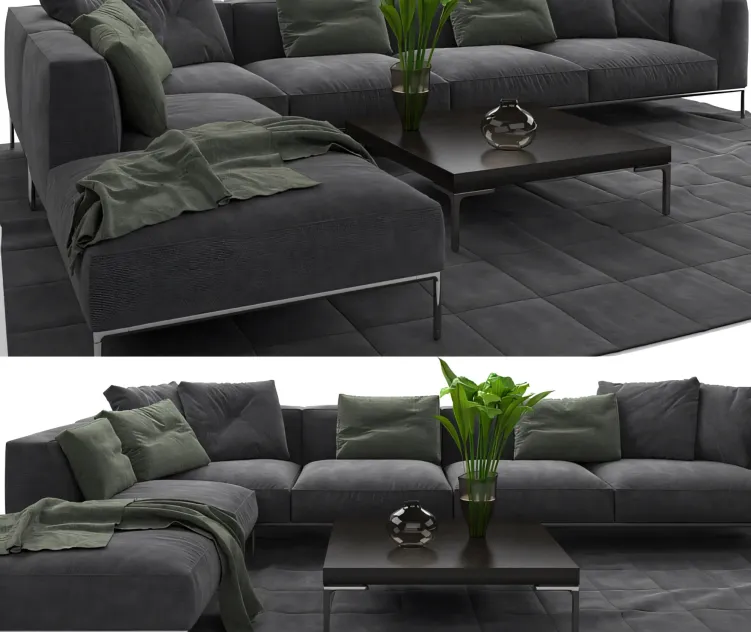 Frank sofa by b b italia