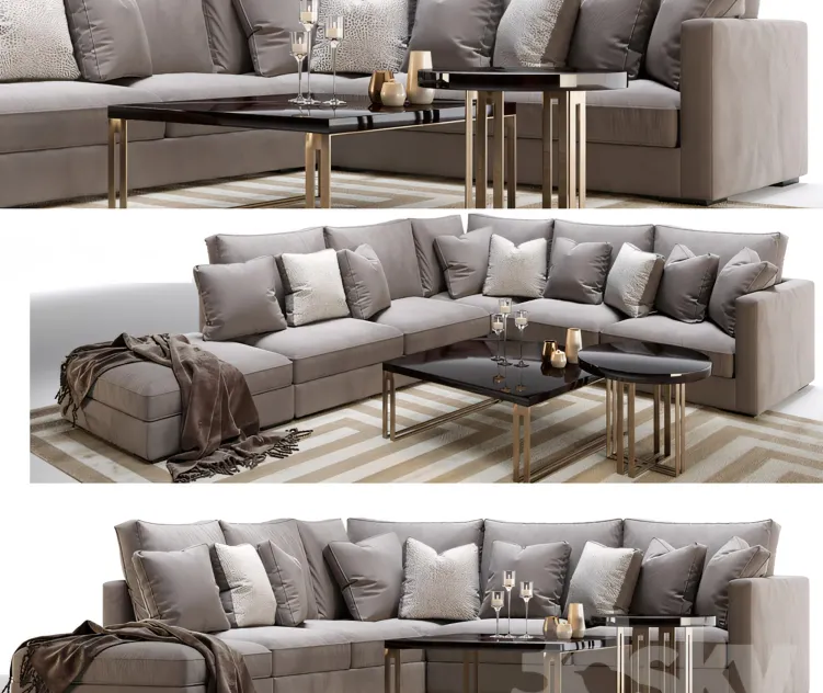 Henley modular sofa side coffee table