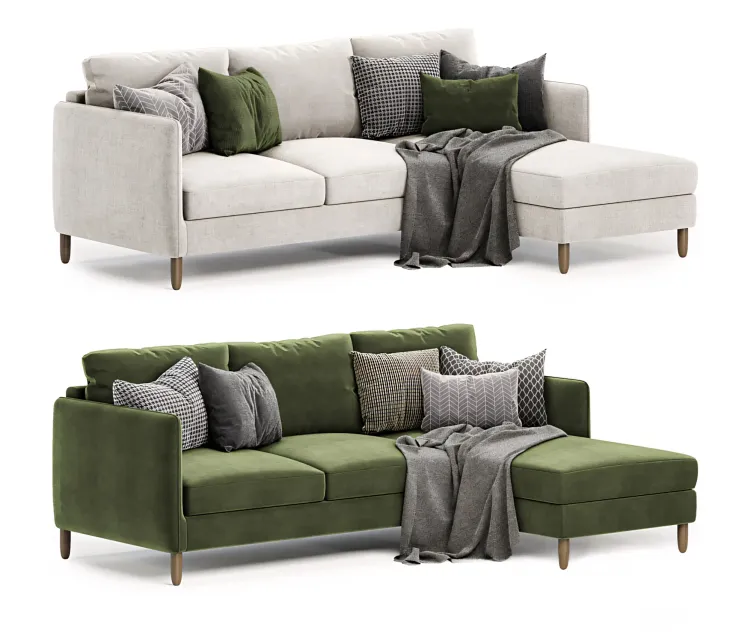Lomeo fixed corner sofa