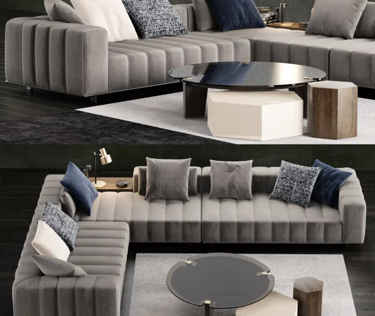 Minotti freeman tailor sofa