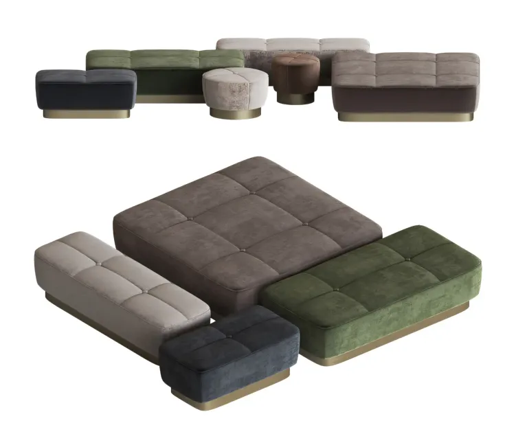 Minotti jacques pouf