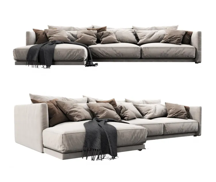 Poliform bristol chaise lounge