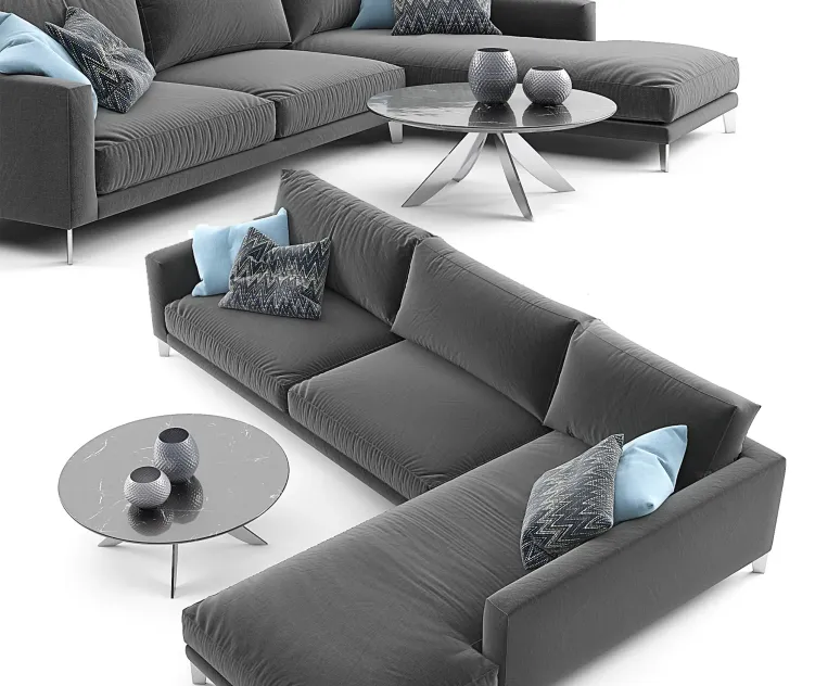 Time break sectional sofa