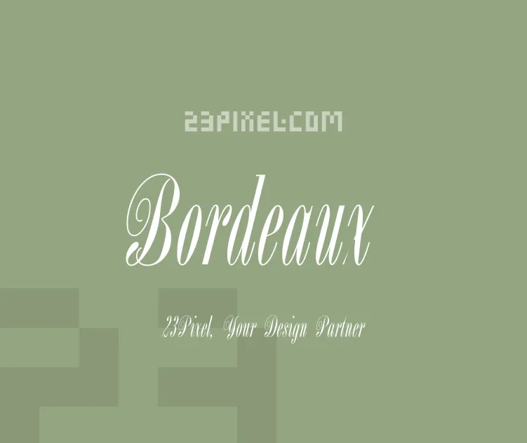Bordeaux Script