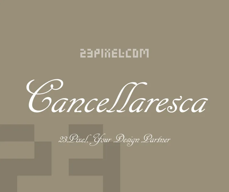 Cancellaresca Script