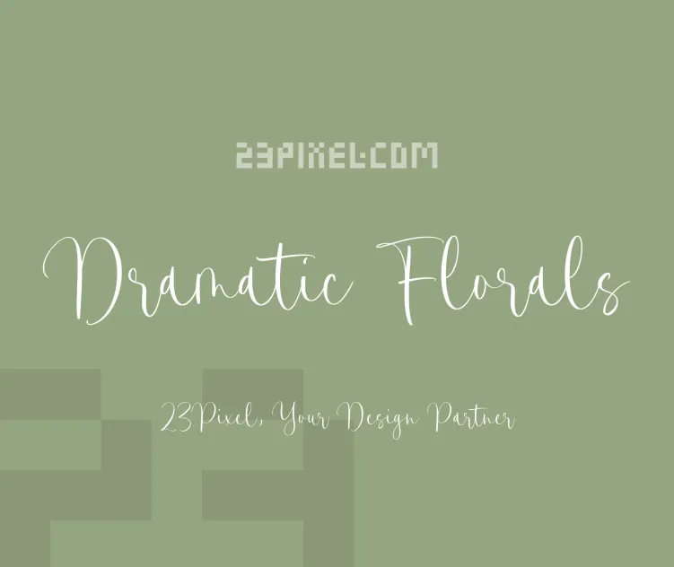 Dramatic Florals