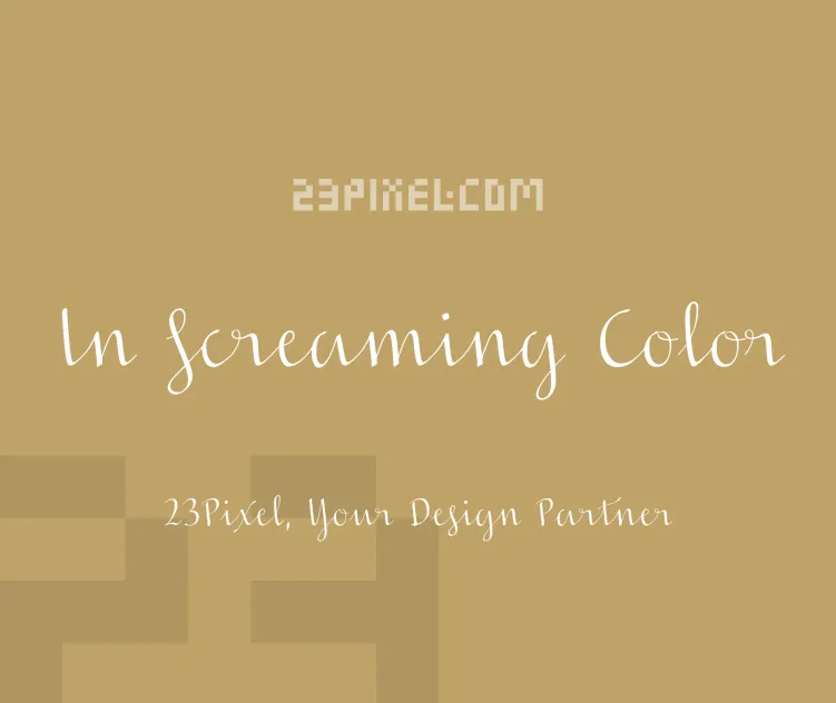 In Screaming Color