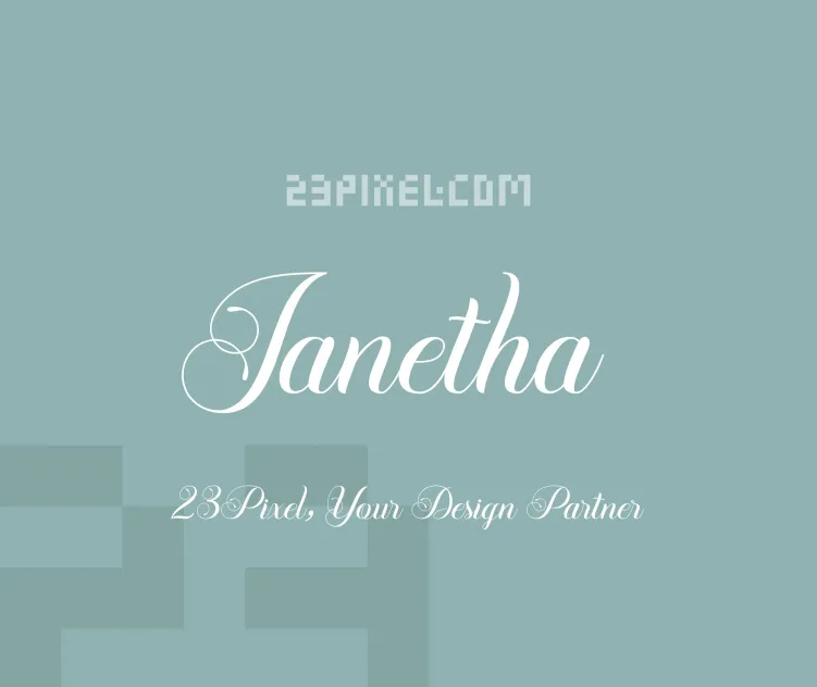 Janetha Script