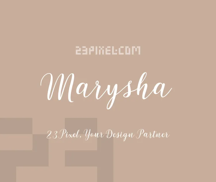 Marysha Script