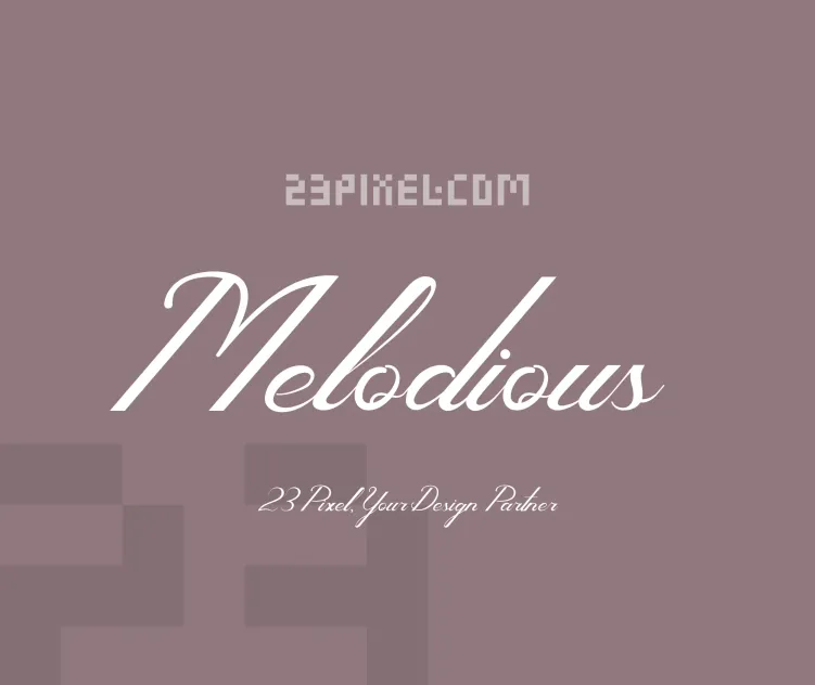 Melodious Script