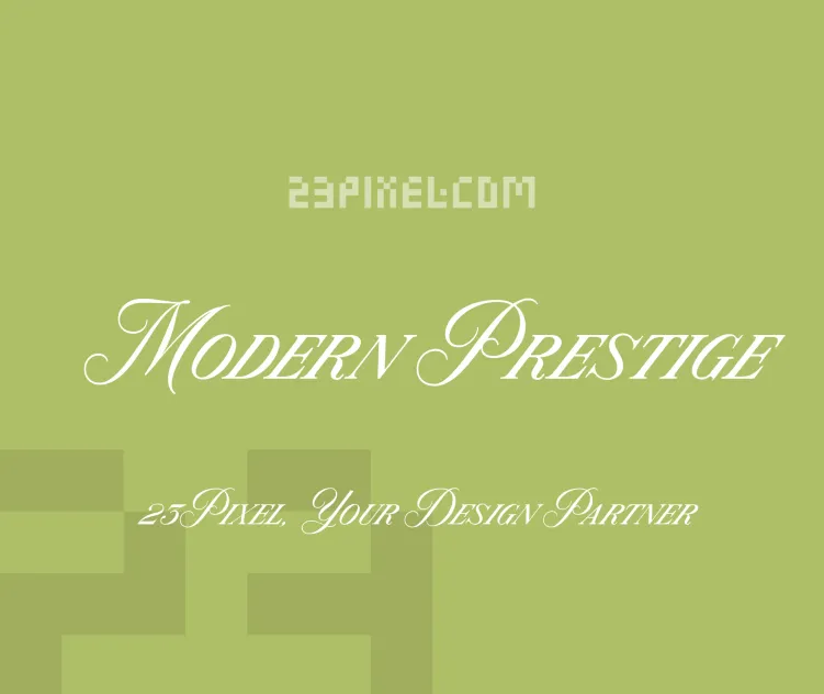 Modern Prestige