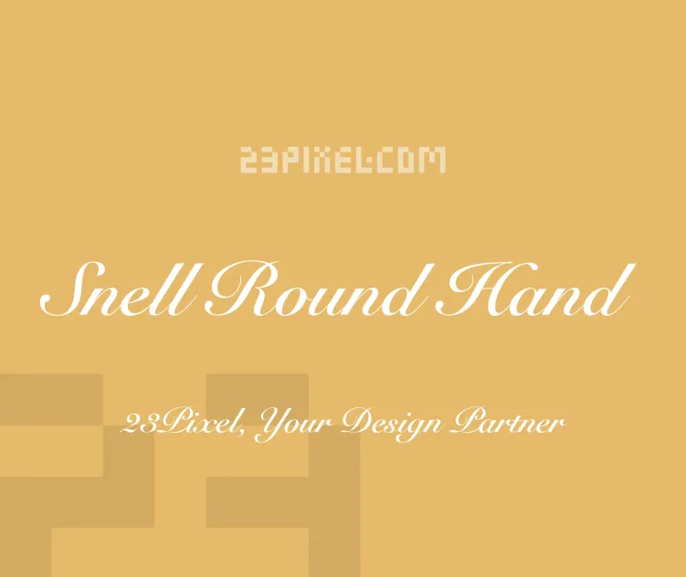 Snell Round Hand Lt Std