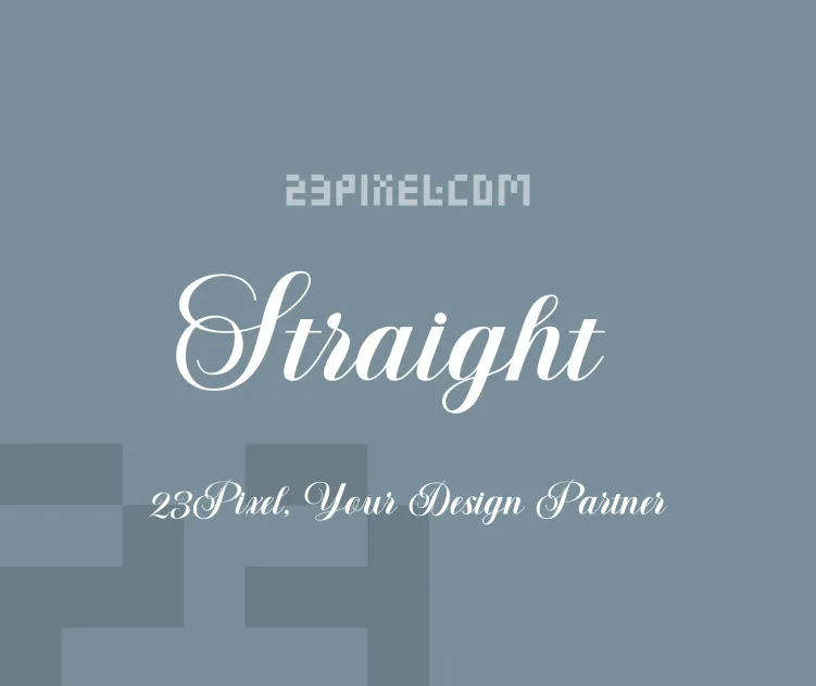 Straight Script