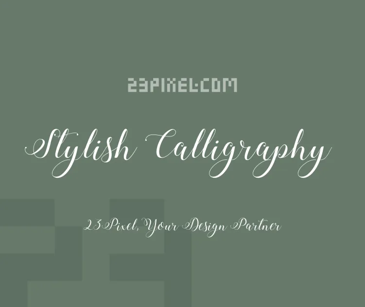 Stylish Calligraphy Demo