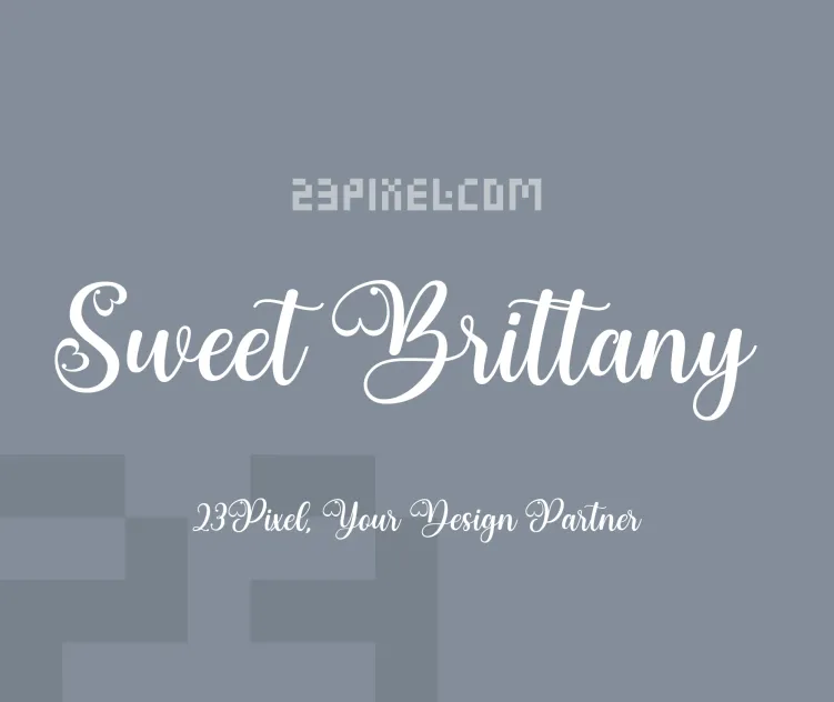 Sweet Brittany Script
