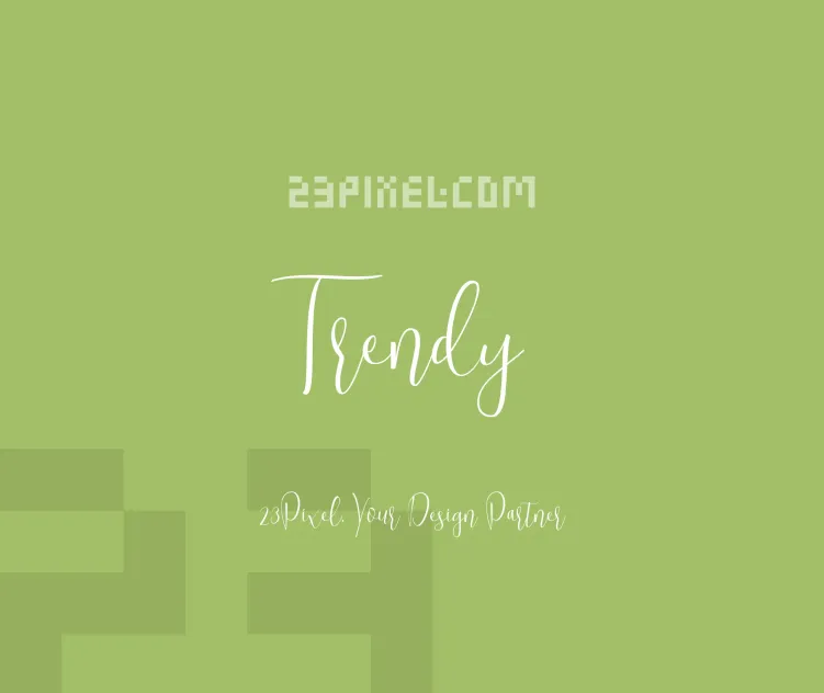Trendy Script