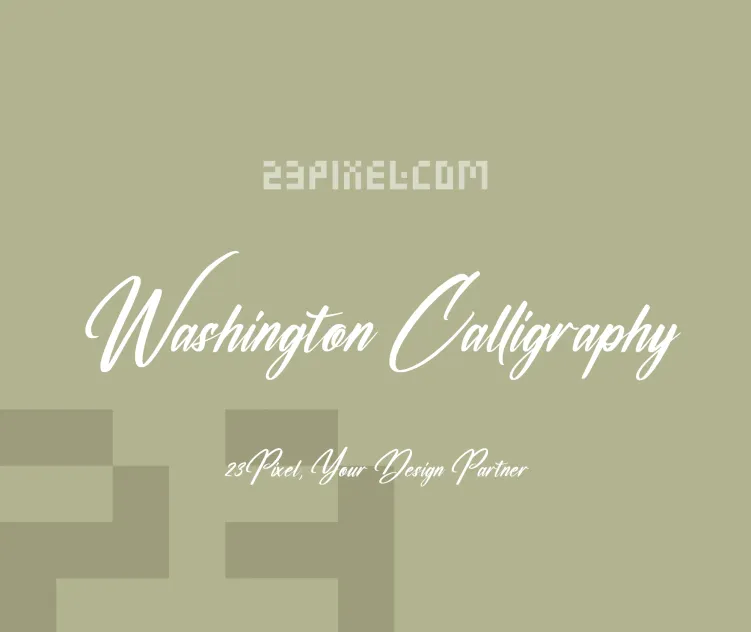 Washington Calligraphy