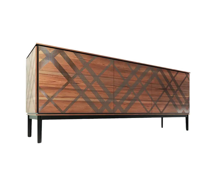 Chest sideboard tartan
