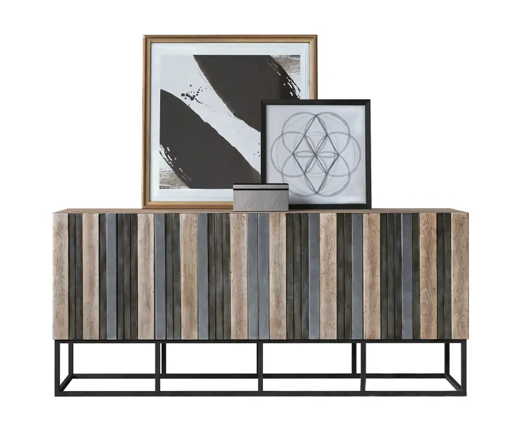 Hooker melange brady credenza