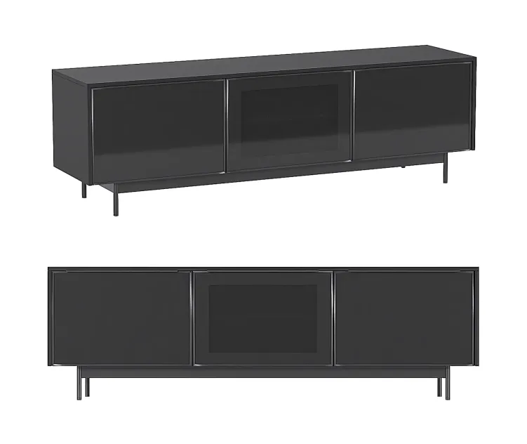 Tv cabinet with doors rannas ikea
