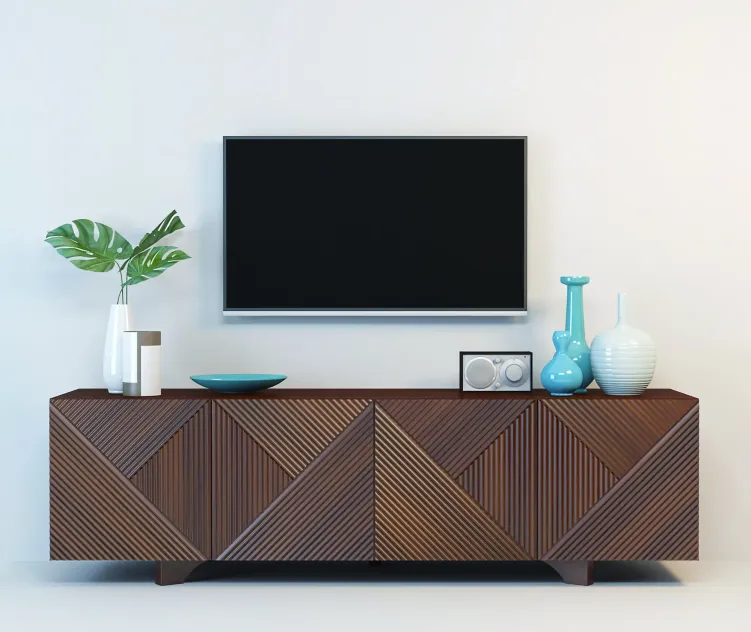 West elm media console