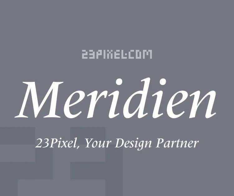 Meridien LT Std