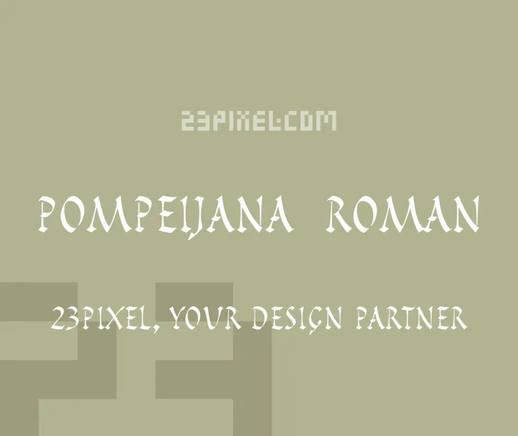 Pompeijana Lt Std Roman