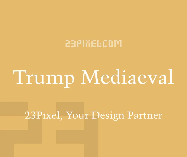 Trump Mediaeval Lt Std