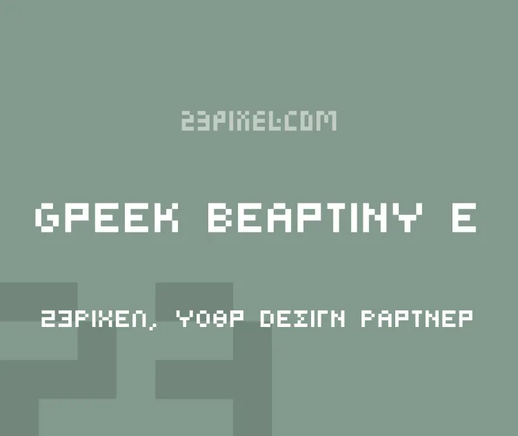 Greek Beartiny E