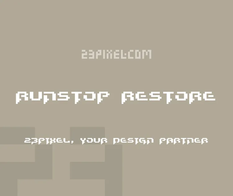 Runstop Restore