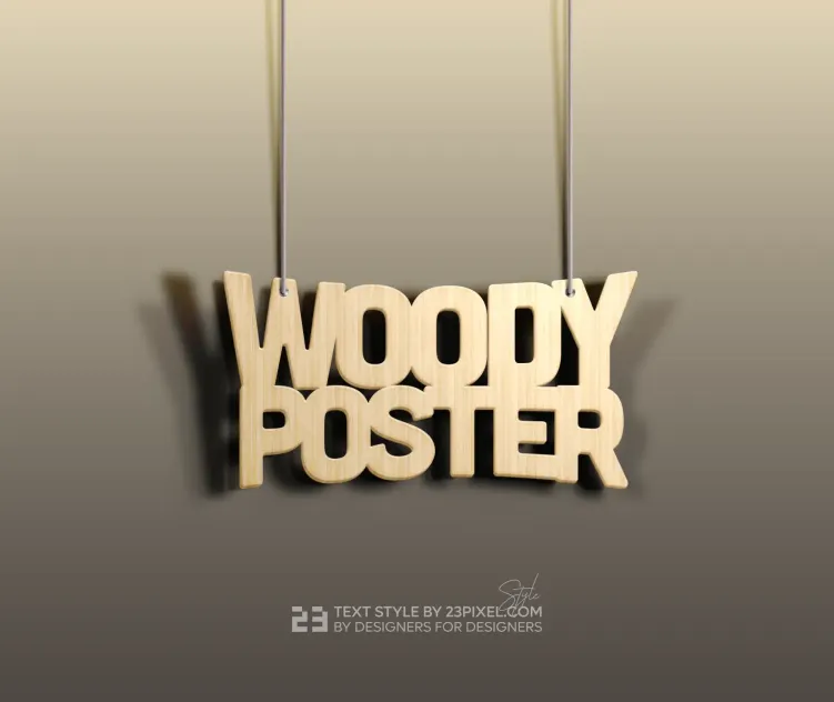 Woody poster
