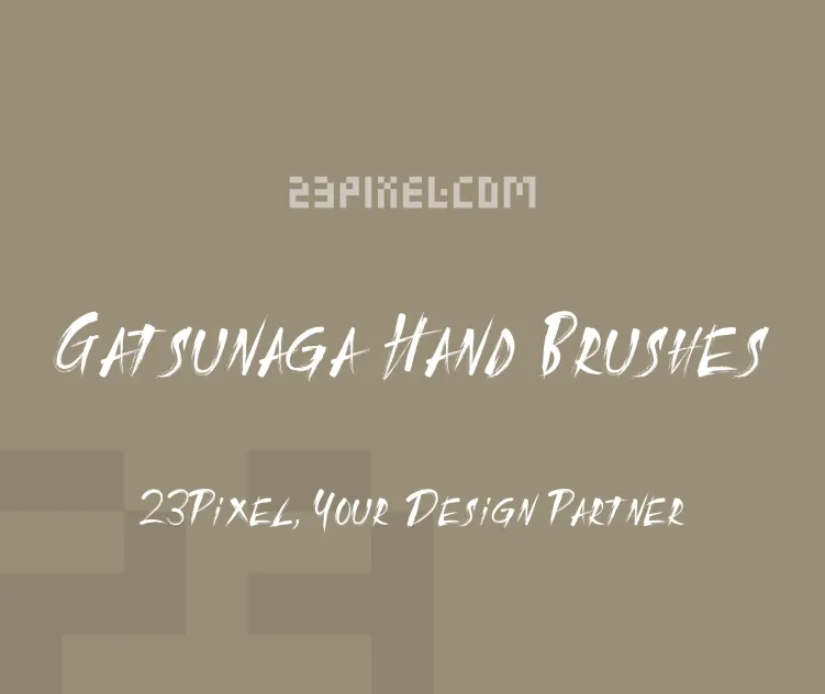 Gatsunaga Hand Brushes