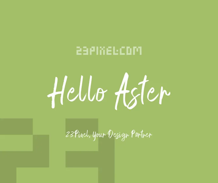 Hello Aster