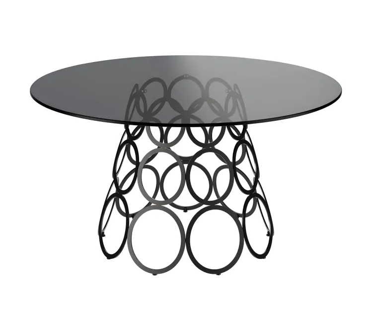 Hulahoop round dining table by bonaldo