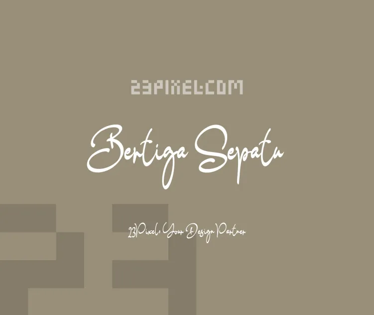 Bertiga Sepatu