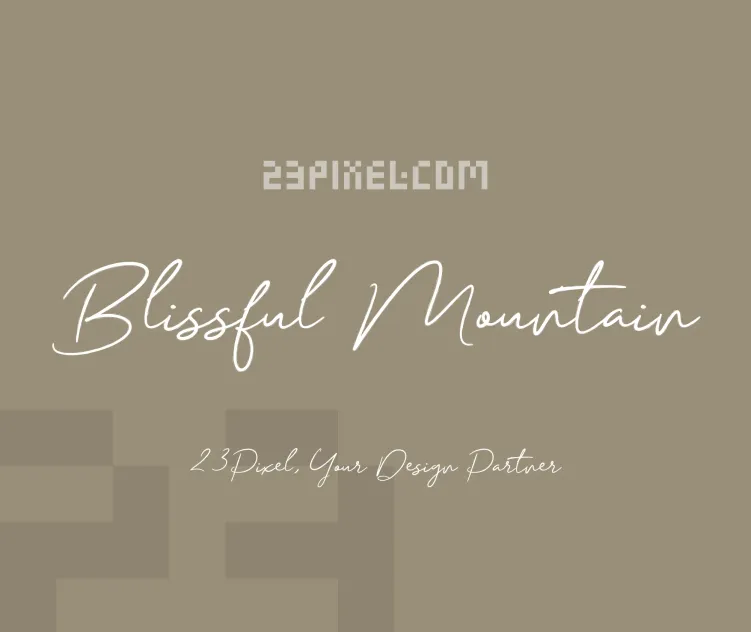 Blissful Mountain