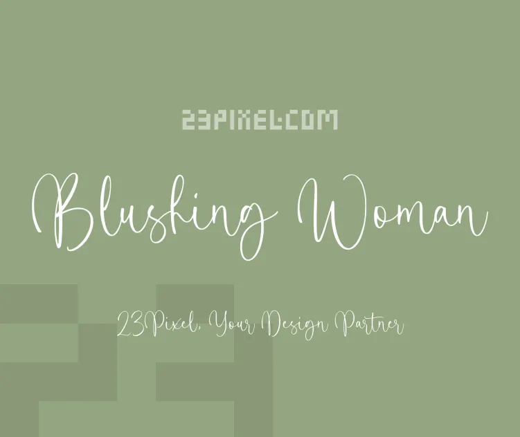 Blushing Woman