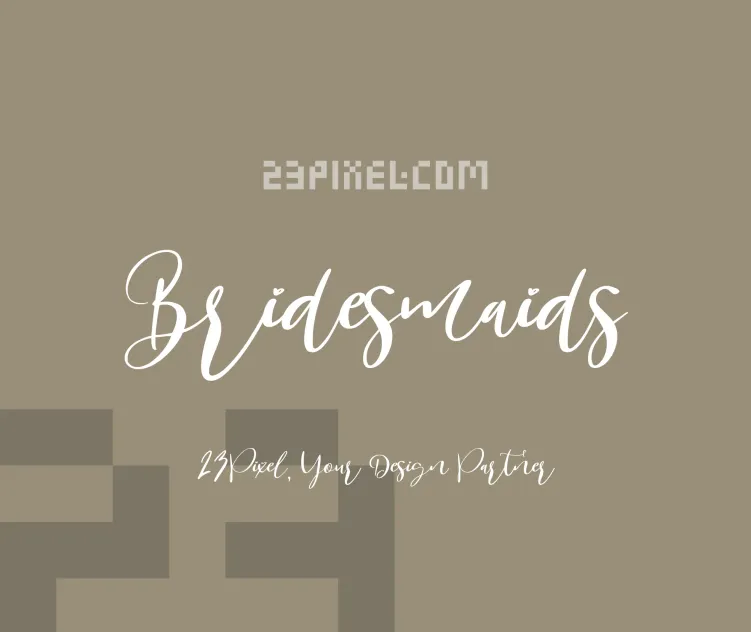 Bridesmaids Script