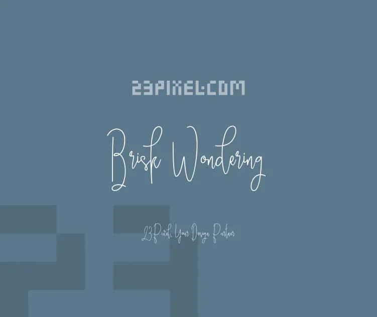 Brisk Wondering