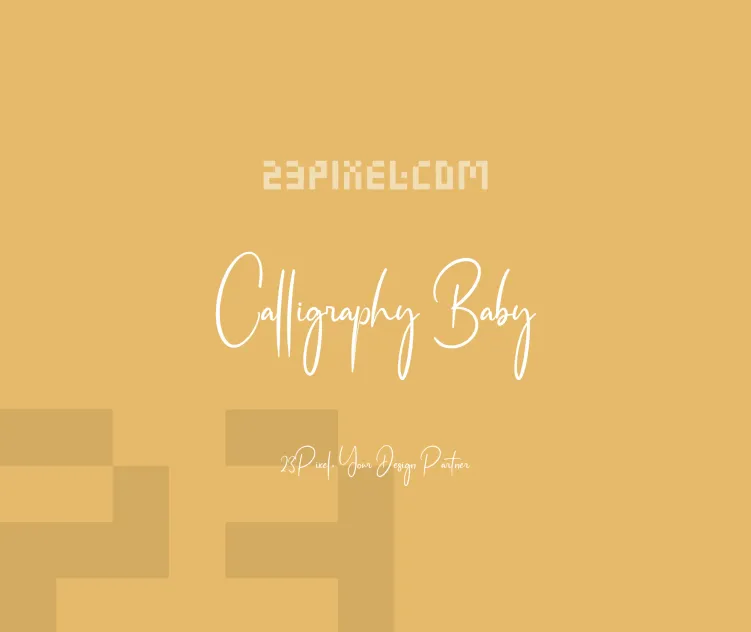 Calligraphy Baby