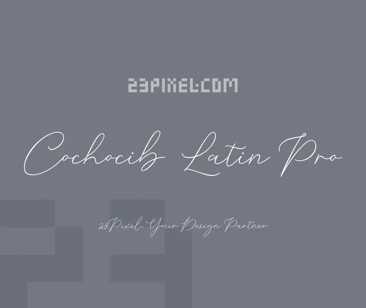 Cochocib Script Latin Pro