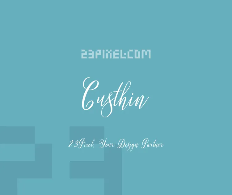 Custhin Script