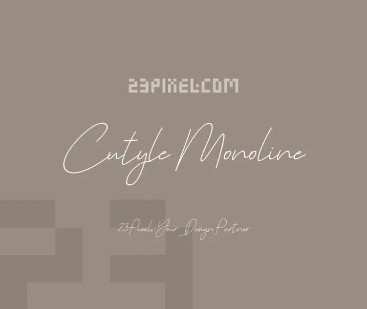 Cutyle Monoline Script