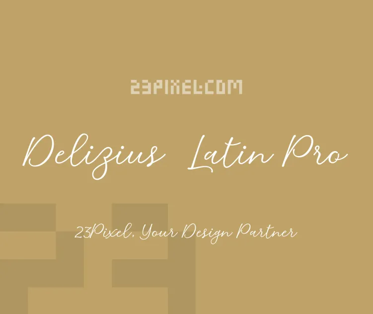 Delizius Script Latin Pro