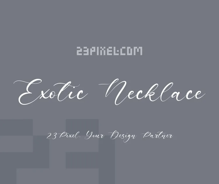 Exotic Necklace