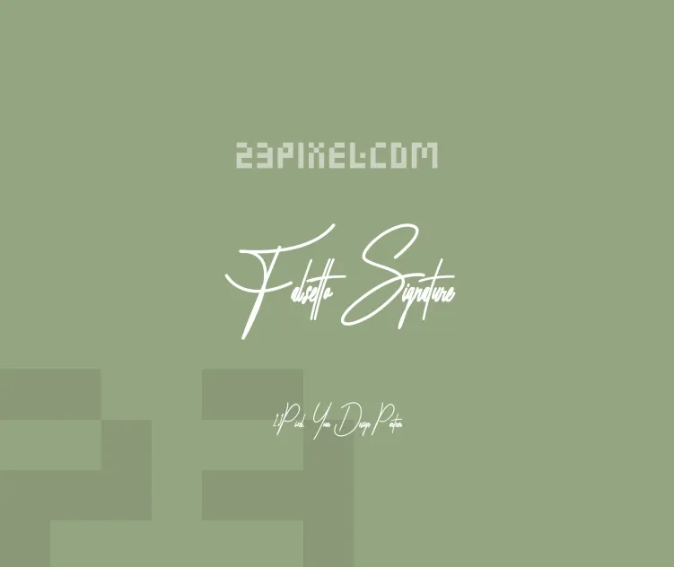 Falsetto Signature