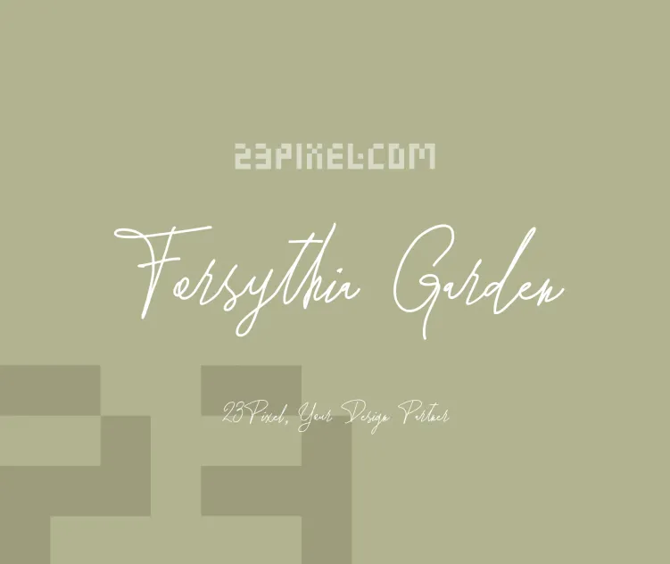Forsythia Garden