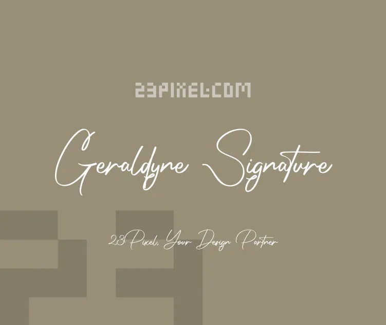 Geraldyne Signature